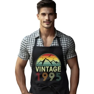 Vintage 1995 Gift Kitchen Cooking BBQ Apron 30th Birthday 30 Years Old Thirty - Picture 1 of 6