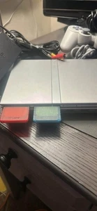 Ps2 SLIM Silver SCPH-75004 Completa 2 controller 2 carrelli di memoria più giochi - Foto 1 di 4