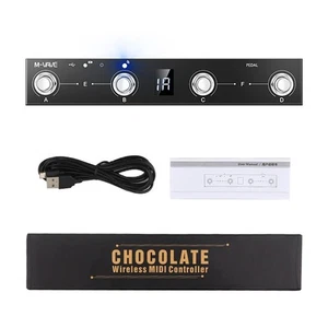 M-VAVE Wireless Portable MIDI Foot Controller intelligent APP Control DC 5V - Picture 1 of 7