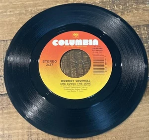 45RPM 7" RODNEY CROWELL ABOVE AND BEYOND/SHE LOVES THE JERK 68948 - Picture 1 of 2