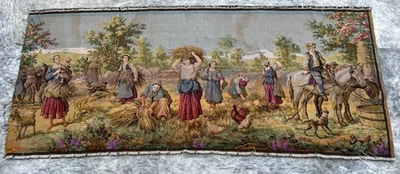 2x5 ft Vintage French Authentic Floral Old Pure Life Tapestry Wall Hanging Décor - Image 1 of 4