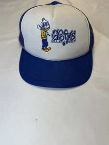 Vintage Disney Goofys Odd Ball Golf offene Truckermütze blau verstellbar Einheitsgröße - Bild 1 von 4