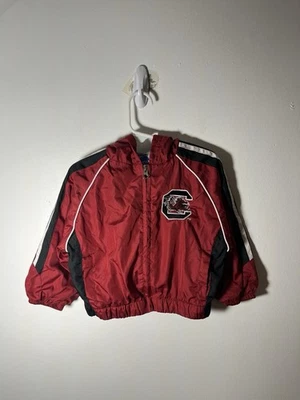 Chaqueta cortavientos vintage años 90 Universidad de Carolina del Sur niños talla 2T Foto 1 de 4