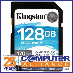 128GB Kingston Canvas Go! Plus SD Memory Card - Picture 1 of 1