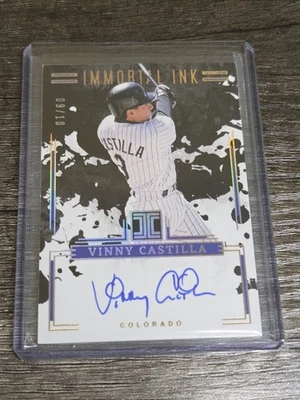 Panini Impeccable BB 2025 #II-VC-VINNY CASTILLA/TINTA INMORTAL/HOLO GOLD/10 Foto 1 de 3