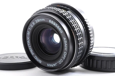 Lente Gran Angular Montaje Pentax SMC M 28mm F2.8 K COMO NUEVO Estado Japón - Imagen 1 de 4
