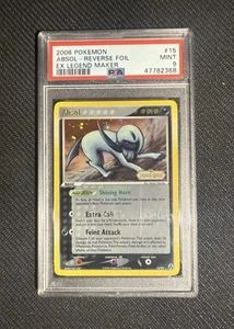 PSA 9 MINT ABSOL 15/92 REVERSE HOLO 2006 POKEMON EX LEGEND MAKER - Picture 1 of 2