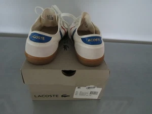 Lacoste Men Sideline 119 US 10.5 Color off WHITE/GUM New - Picture 1 of 8
