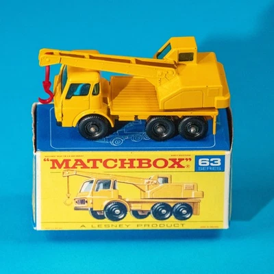 Matchbox Regular Wheels / MB 63 C1 Dodge Crane Truck / NMIB / F Box / 1968 - Image 1 of 4