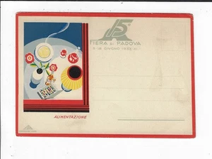 1933 Italian Advertising Food Postcard Fiera di Padova Padua Fair p2321 - Picture 1 of 2