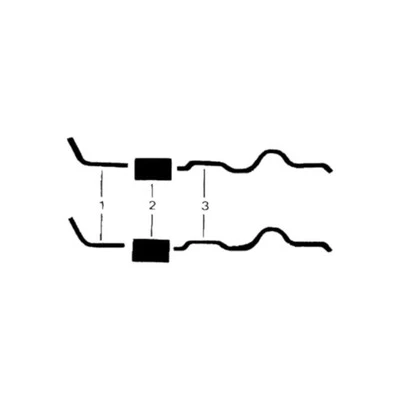 AMC Marlin 1967 motor de 8 cilindros sistema de escape doble Foto 1 de 3