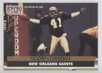 1991 Pro Set Toi Cook #587 Rookie RC - Image 1 of 2