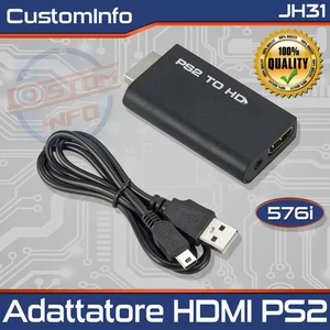 HDMI Adapter für Sony PS2 | 480i/480p/576i | HD Audio & Video - Bild 1 von 9