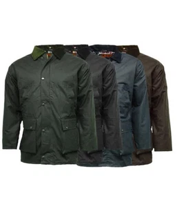 Chaqueta de Cera Ligera Sin Acolchado Juego Hombre Clásica Exterior Country S-3XL - Imagen 1 de 11
