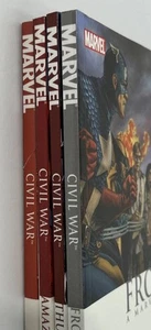 Civil War - A Marvel Comics Event Paperback Comic Book Mark Millar Lot of 4 - Picture 1 of 18