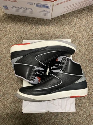 Air Jordan 2 retrô "cimento preto" - Imagem 1 de 4