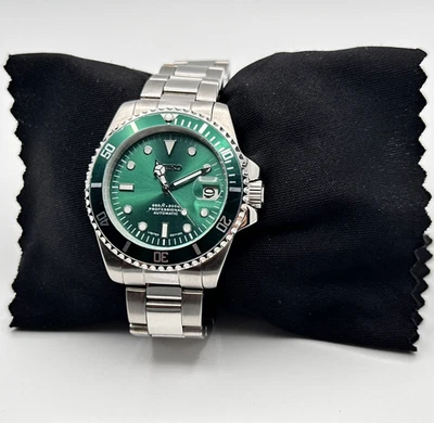 Reloj Hombre SEIKO Diver 200M Submariner Edición Limitada "Hulk Mod" Verde Sunburst Foto 1 de 4