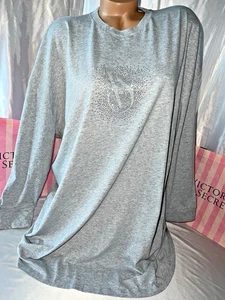 Camicia da notte Victorias Secret ROSA logo Bling XL/XXL grigio - Foto 1 di 4