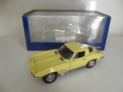 Corvette Stingray 327 1967 Exoto Motorbox 1:18 цвет Sunfire Yellow - Изображение 1 из 4