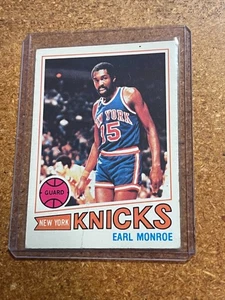 1977-78 Topps Basketball # 6 Earl Monroe - Picture 1 of 2