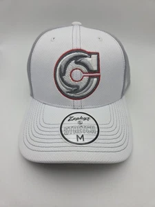 Zephyr ECHL Cincinnati Cyclones Curved Bill Fitted Size MED White/Gray - Picture 1 of 10