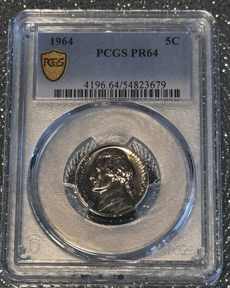 Jefferson 1964 prueba de níquel 64 Foto 1 de 1