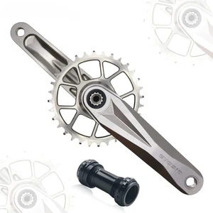 MTB Kurbelgarnitur hohl integrierte Kurbel 160mm 165mm 170mm schmal breit 32/34/36/38T - Bild 1 von 44