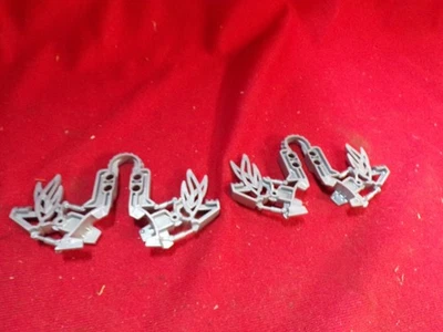 LOTE DE 2 Lego Bionicle Kanoka lançador de disco cinza claro Toa Metru 8601 47318 - Imagem 1 de 2