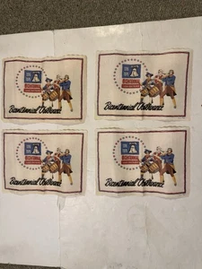 Springprint Paper Bicentennial Placements Set Of 4 Vintage - Picture 1 of 2