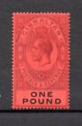 Gibraltar 1912 alte 1 Pfund George V Briefmarke (Michel 74) schöne MLH
