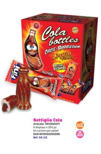 FINI GOMME BOTTIGLIE COCA-COLA 200 PEZZI - SENZA GLUTINE - Imagen 1 de 1