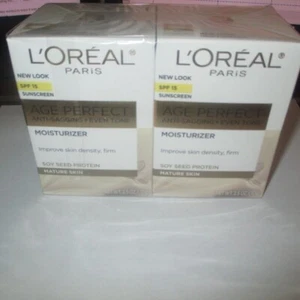 2X L'Oreal Age Perfect Anti-Sagging + gleichmäßige Feuchtigkeitscreme, 2,5oz LSF 15 2er-Pack! - Bild 1 von 1