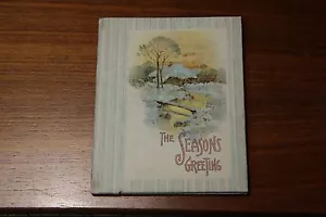 Charles E. Graham Antique Christmas The Seasons Greeting c 1900 Inspirational - Picture 1 of 7