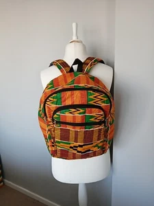 Bright Aztek Print Backpack/ Satchel/Ruck Sack/Bag Multi Pocket Adjustable Strap - Picture 1 of 12