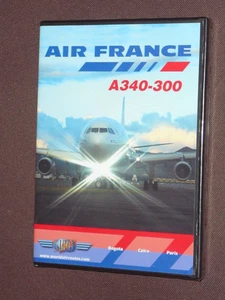 JUST PLANES COCKPIT VIDEO DVD :      AIR  FRANCE   A340-300        new & sealed - Picture 1 of 2