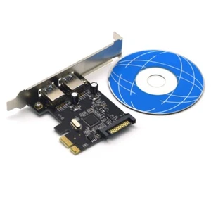 PCI-E to USB 3.0 Gen 2-Port Expansion Card Internal PCI for USB Add in C - Picture 1 of 8