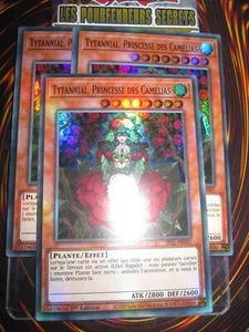 YU-GI-OH! PLAYSET (3) SR TYTANNIAL PRINCESSE DES CAMELIAS SESL-FR041 NEUF ED 1 - Picture 1 of 1