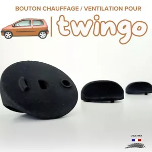 🔥 Bouton Chauffage / Ventilation Renault Twingo 1 - Kit B - Lot de 3 - Picture 1 of 7