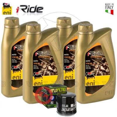 TAGLIANDO 4L ENI i-RIDE 10W40 FILTRO OLIO BENELLI Tre K 1130 2006-2011 Foto 1 de 2