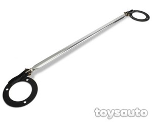 Aluminum Oval Front Strut Tower Upper Bar Brace for Chevy Cavalier Sunbird 88-94