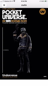 CHAQUETA NEGRA POCKET UNIVERSE 1/18 NOM AGENTES FUERZAS TERRESTRES NUEVA EN CAJA - Imagen 1 de 9