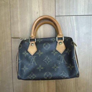 LOUIS VUITTON Monogram Nano Mini Speedy Handbag Leather PVC In Box #3 - Picture 1 of 20