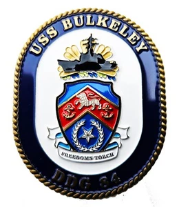MONEDA DESAFÍO CONMEMORATIVO DDG-84 BULKELEY BULKELEY DE LA MARINA DE ESTADOS UNIDOS 192 - Imagen 1 de 2