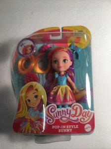 NEW Mattel Nickelodeon SUNNY Day Pop-In Style 6" Doll Figure with Accessories - Picture 1 of 2