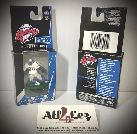 1998 LIONS BARRY SANDERS TOPPS ACTION FLATS "KICKOFF EDITION" FIGURE *NO CARD* Cover