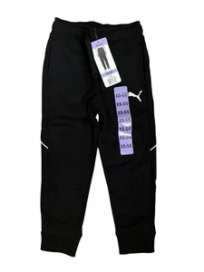 NEW Puma Youth Fleece Jogger Black, Size XS 5/6 NWT - Picture 1 of 3