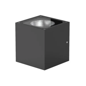Square 14W LED Dali Up/Down Wall Pillar Light Black / Warm White - AQL-603-A2... - Picture 1 of 4