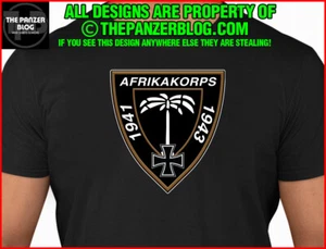 Afrikakorps Badge T-Shirt German DAK Army - Picture 1 of 49
