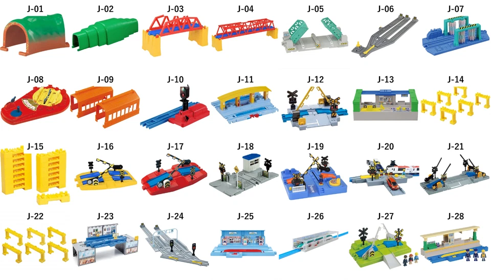 Takara Tomy Plarail J 01 28 Rail Train Accessories Parts Variations Japan - Image 1 of 1
