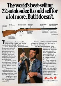 1983 Marlin Modell 60 Gewehr Original Farbdruckanzeige - Bild 1 von 1